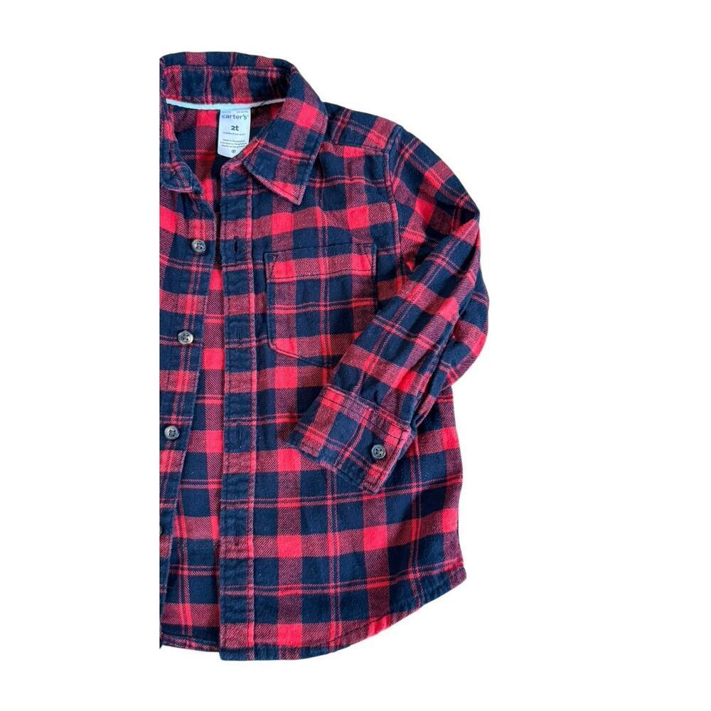 NIRVANA 90s Metal Rock Upcycled Retro Vintage Grunge Plaid Flannel Kids Size 2T - Picture 8 of 12